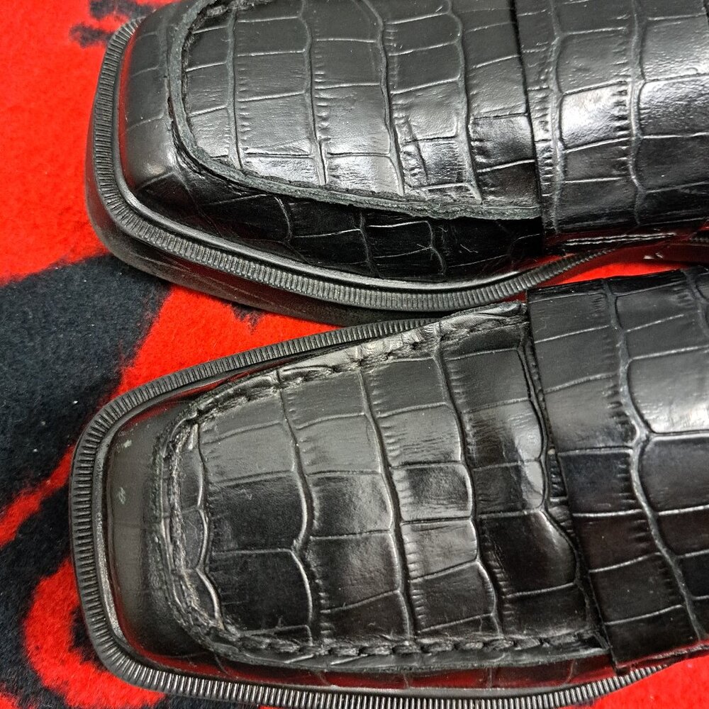 %Vagabon Loafer Shoes Womens Sz 7 EU 37 Black D4 - Picture 9 of 14